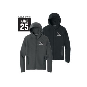 Providence Lacrosse Men's and Women's NIKE FULL ZIP Tech Fleece Hoody in Black or Anthracite Grey