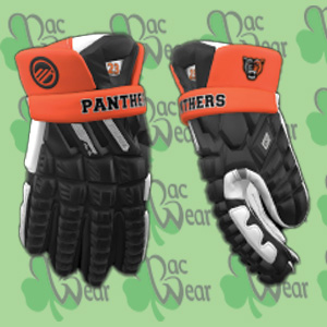 Orange Lacrosse Custom Maverik MAX Lacrosse Glove