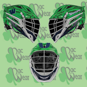 Weddington Lacrosse CUSTOM Cascade XRS Pro Helmet- Metallic Kelly Green