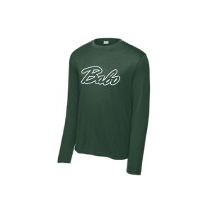 Babson Lacrosse LONG Sleeve Shooting Shirt in Dark Green