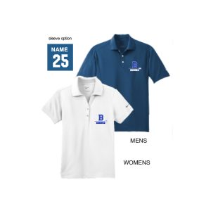 *NEW* For Dads & Moms* BYLA NIKE Dri Fit Polo Shirt in Royal Blue or White