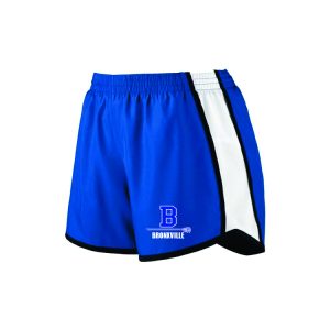 BYLA Women's Practice Short in Royal Blue with Black/White Insert