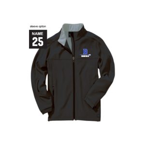 *NEW Great for the Family* BYLA Soft-Shell Jacket- NO HOOD- in Black