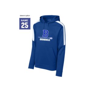 *NEW* BYLA Lacrosse Moisture Wicking Hoody Sweatshirt in Royal/White