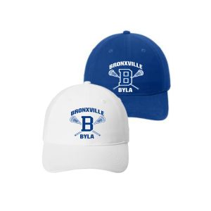 BYLA Soft Brushed Cotton Hat in White or Royal Blue