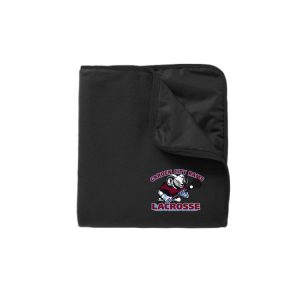 *NEW* Garden City Rams Lacrosse Blanket in Black/Grey