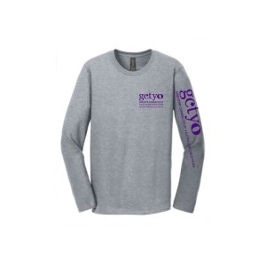 *NEW* GCTYO LONG Sleeve Soft Brushed Cotton Tee in Grey