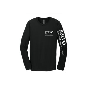 *NEW* GCTYO LONG Sleeve Soft Brushed Cotton Tee in Black