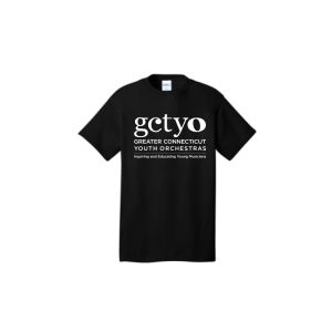 GCTYO SHORT Sleeve Soft Brushed Cotton Tee in Black
