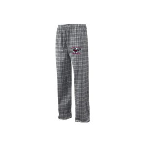 *NEW* Garden City Rams Lacrosse Unisex Soft Flannel Pajama Pants in Black/White/Grey Plaid