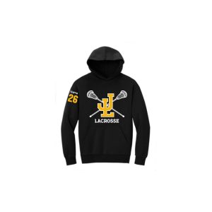 Jonathan Law Lacrosse Heavyweight 10 oz Cordless Hoody in Black
