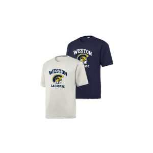 *NEW* Weston HS Lacrosse SHORT Sleeve Shooting Shirt in Navy or Grey