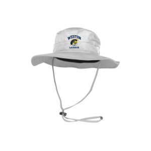 Weston HS Lacrosse Lightweight Bucket Hat in White