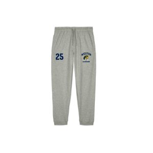 *NEW* Weston HS Lacrosse Heavyweight 10 oz Fleece Joggers in Grey