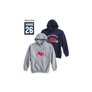 New Fairfield Youth Lacrosse Heavyweight Hoody in Navy or Grey