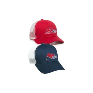 New Fairfield Youth Lacrosse Trucker Hat in Navy/White or Red/White