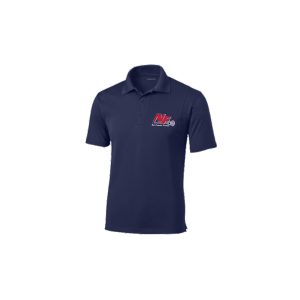 **For Dads & Moms** New Fairfield Youth Lacrosse UPF Wicking Polo Shirt in Navy