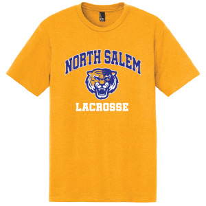*NEW*North Salem Youth Lacrosse SHORT Sleeve Tri Blend Tee in Gold