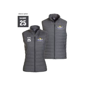 *NEW* *Great for Moms & Dads* Weston Youth Lacrosse Puffer Vest in Dark Grey