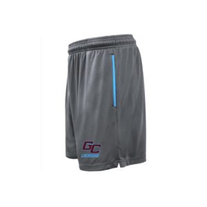 *NEW*Garden City Youth Boys Lacrosse Practice Shorts in Grey with Carolina Blue