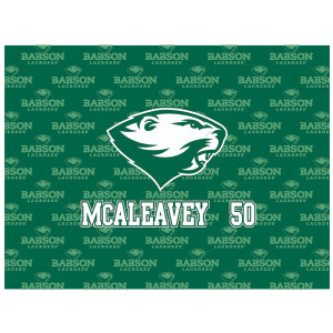 Babson College CUSTOM Soft Fleece XXL Lacrosse Blanket