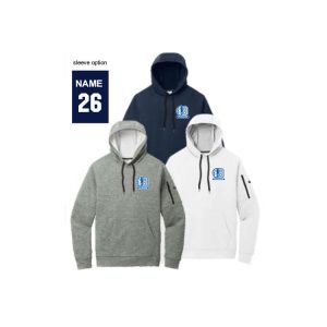 *NEW*Bronxville Lacrosse NIKE Unisex Therma Fit Hoody in Navy or Grey or White