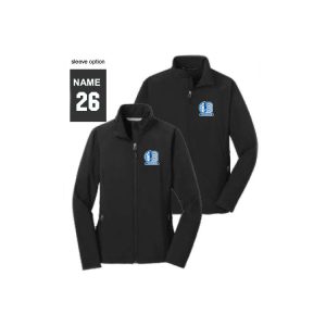 *NEW* Bronxville Lacrosse Soft-Shell Jacket- NO HOOD- in Black