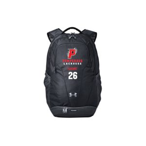 Pomperaug Youth Lacrosse Under Armour Hustle 6.0 Team Backpack In Black