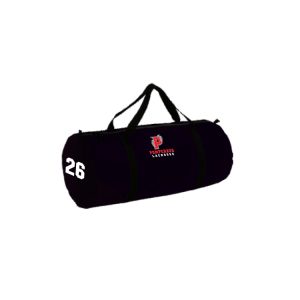Pomperaug Youth Lacrosse CUSTOM XL Equipment Duffle Bag in Black