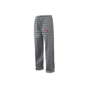 Pomperaug Lacrosse Pajama Pants in Black/White/Grey Plaid