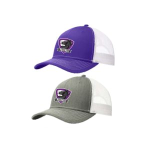 Dragons Lacrosse Trucker Hat - Purple/White OR Grey/White