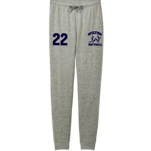 Wilton Softball Heavyweight Fleece Joggers in Grey or Navy