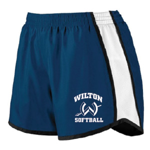 Wilton Softball Practice Short in Navy with Black/White Insert